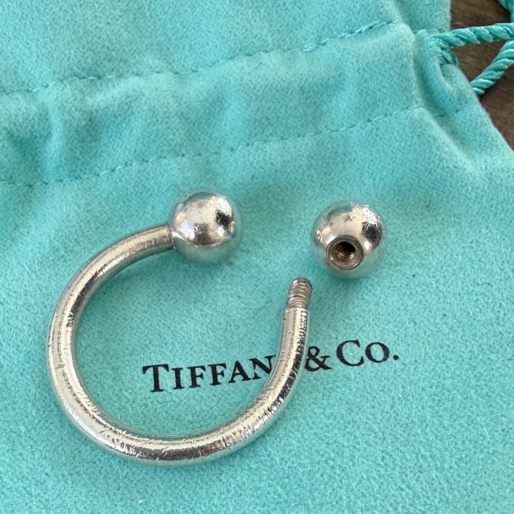 Tiffany & Co. Silver Key Ring